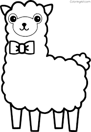 Plus, it's an easy way to celebrate each season or special holidays. Llama Coloring Pages Coloringall