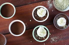 Chocolate Pistachio Pots De Creme Food Processor Recipes Food To Make Baked Dishes