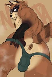 Rule 34 Dev - absurd_res anthro anus body_hair brown_body brown_fur bulge  butt_hair canid canine clothed clothing cosmicat epic_games eye_scar  facial_scar fortnite fur hajime_(fortnite) hand_on_butt hi_res jockstrap  jockstrap_only looking_back low ...