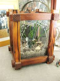 Vintage 70 S Wood And Glass Terrarium Vintage Penthouse Etsy Glass Terrarium Terrarium Garden Terrarium