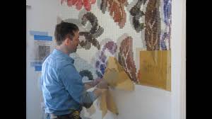 • make sure surface is clean, smooth, dry and free of wax, soap scum and grease. Installing Bisazza Glass Mosaic Tile Youtube Mosaic Glass Glass Mosaic Tiles Mosaic Tiles