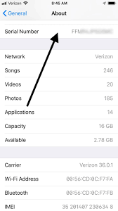 This will show the serial number of your ios device. Iphone Serial Number Check 4 Ways To Find Your Phone S Serial Number