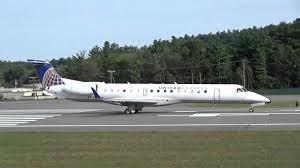 commercial aviation united express embraer erj 145 er4 takeoff