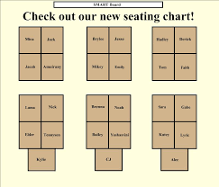 Seating Chart Kristen Foley