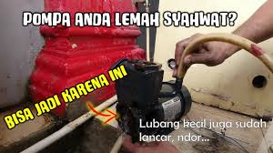 Masalah pompa air yang semburannya melemah tentu dapat membuat kita sangat resah, terutama disaat kita sedang lagi membutuhkan pasokan kebut. Cara Mengatasi Pompa Yang Alirannya Mengecil Dan Tekanan Berkurang Ini Salah Satu Penyebabnya Youtube