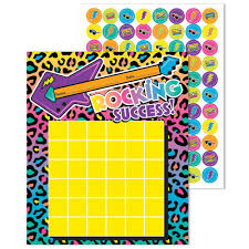 eureka back to school rock the classroom rocking success mini reward charts for kids with stickers 736pc 5 w x 6 h