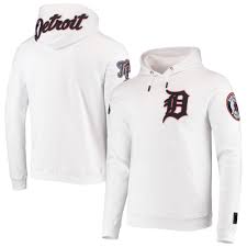 Detroit Tigers Pro Standard White Collection Pullover Hoodie Walmart Com