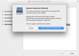 System Extension Blocked Message In High Sierra Issue 437 Osxfuse Osxfuse Github