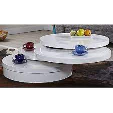gdegdesign table basse ronde modulable laquee blanche urb table basse table de salon table basse blanche