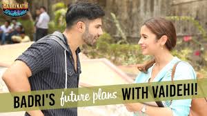 Badri S Future Plans With Vaidehi Badrinath Ki Dulhania Varun Dhawan Alia Bhatt Youtube The first trailer of alia and varun starring movie has hit the web. badri s future plans with vaidehi badrinath ki dulhania varun dhawan alia bhatt