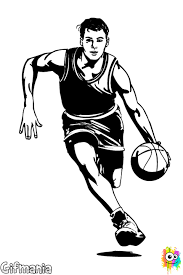 El balón puede ser lanzado en cualquier dirección con una o ambas manos. Dibujo De Jugador De Baloncesto Para Colorear Basketball Players Basketball Game Outfit Basketball Drawings
