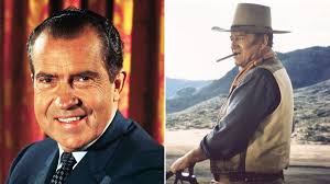 The John Wayne Western movie Richard Nixon used for his own political ends 