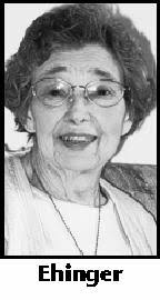 Stella Ehinger Obituary (2007)