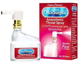 Ultra Chloraseptic Anaesthetic Throat Spray 15 Ml Cherry Flavour Fast Acting Relief For Sore Throat Pain Amazon Co Uk Health Personal Care