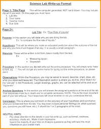 Elementary Lab Report Template Bookmylook Co