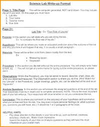 Elementary Lab Report Template Bookmylook Co