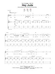10 steps to mastering the guitar free training! Hey Jude Guitar Tab Print Sheet Music Now