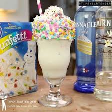 Birthday Cake Pudding Shots Tipsy Bartender Funfetti Cake Batter Martini Cake Vodka Tipsy Bartender Cake Vodka Drinks Cake Vodka Cake Batter Martini