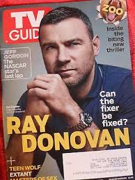 TV GUIDE MAGAZINE JUNE JULY 2015 RAY DONOVAN JEFF GORDON TEEN WOLF MASTERS  SEX