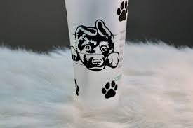 Dog Lover Tumbler Dog Mom Starbucks Cup German Shepherd Etsy In 2020 Starbucks Cups Starbucks Tumbler Starbucks Green