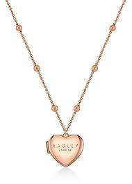 Whether it's a gift to show how much you care or a pretty pendant you're buying yourself, discover plenty of heart necklaces for every style. Radley Fall In Love Rose Gold Tone Engraved Heart Locket Necklace Curvissa