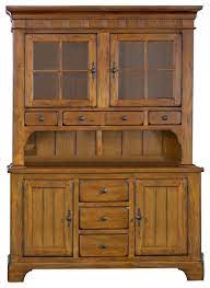 In Stock Liberty Furniture Treasures Hutch And Buffet Rustic Oak Traditional China Cabinets And Hutches By Massiano Houzz