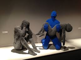 Was Suggested That I Try This Pic Here Just A Cool Lego Sculpture I Saw At Omsi I Think It S Called Despair Lego Sculptures Sculpture Cool Lego
