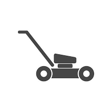 Lawn Mower In Black Silhouette Isolated Vector Illustration Lawn Mower Black Silhouette Vector Illustration