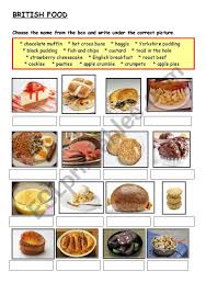 Read a guide to some classic british dishes including fish and chips grub's up: British Food Esl Worksheet By Renko6
