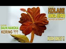 Siapkan dus bekas krimer (max creamer). Gambar Bunga Dari Daun Nangka