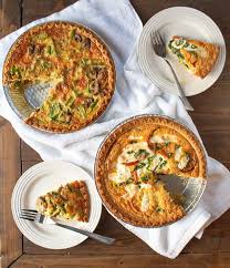 Easy Quiche Recipe Asparagus Mushroom And Cheddar Quiche 10 In 2020 Quiche Recipes Easy Quiche Recipes Recipes