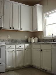 old oak cabinets painted white and