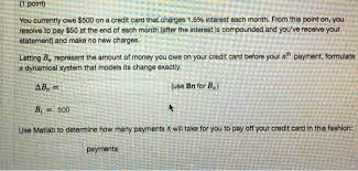 Learn how owing money affects your credit score and credit profile. You Currently Owe 500 On A Credit Card That Charges Chegg Com