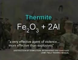 Image result for molten thermite at WTC