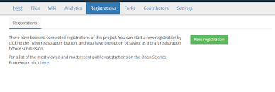 Open for registration lo encuentro traducido como abierto a registro, abierto a inscripción (esto último se dice más bien cuando se abre el plazo para matricularse por ejemplo en algún centro de. Http Www Ling Uni Potsdam De Vasishth Projects Osf Instruction Pdf