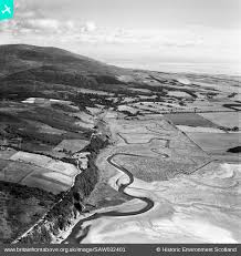 Detailed map caulkerbush with streets and house numbers. Saw032401 Scotland 1950 Caulkerbush General View Showing Southwick Water And Redbank Hill An Oblique Aerial Photograph Taken Facing North East Britain From Above