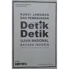 Eceran Detik Detik Un Smp Mts Inggris 2020 Intan Pariwara Fc Kunci Shopee Indonesia