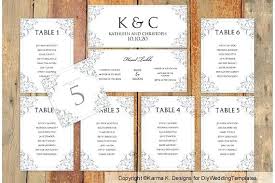 seating chart for wedding template merrier info