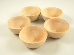 5 Mini Wood Bowls 2 1 2 Inch X 1 1 4 Inch Unfinished Small Wooden Bowls For Diy Via Etsy Wood Bowls Wooden Bowls Bowl