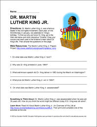 Wilds / getty images on nov. Internet Scavenger Hunt Dr Martin Luther King Jr Education World