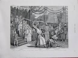 Illustration Of Scene From Ivanhoe In The Graphic 1891 Ivanhoe Art Painting