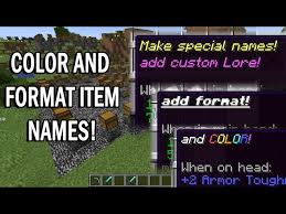 Minecraft made a massive impact on the world of gaming. Item Name Formatting Station 1 14 Datapack Minecraft Data Pack
