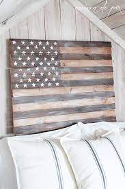 Diy Planked American Flag Maison De Pax Rustic House Home Diy Home Decor