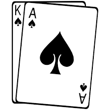 What is the spade a symbol of? Playing Cards King And Ace Of Spades Sticker