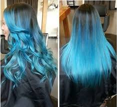 I didn't realize that even though i dyed my hair blue, those strands would spend the majority of their lifetime green. 27 Trendy Blue Ombre Hairstyles 2021 Ombre Hair Color Ideas Styles Weekly