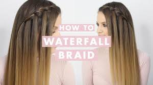 Is your prom right around the corner or do you have a wedding soon? How To Waterfall Braid Hair Tutorial For Beginners Luxy Hair Youtube