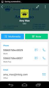 The program reads data from business cards and creates a profile of a person or organization providing services. Camcard Lite Business Card R For Android Free Download