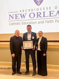 Thank you to St. Angela Merici for recently honoring me as their  Distinguished Graduate for the 2024-2025 school year. St. Angela has meant  so much to our family over the years. My