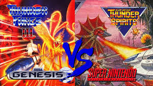 It was released in 1990 in japan, europe and the united states for the sega mega. Thunder Force Iii Vs Thunder Spirits Sega Genesis Vs Super Nintendo Nefarious Wes Youtube