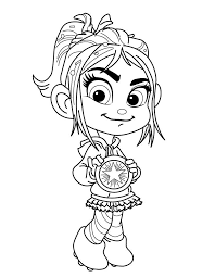 Let the kids have a great time! Disney Princess And Vanellope Coloring Pages Novocom Top